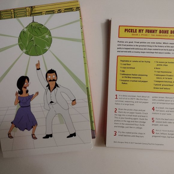 Bob’s Burgers Recipe Cards - Complete - Picture 4 of 4